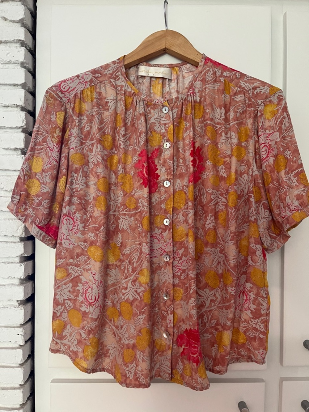 Natalie Martin. ‘Violet’ top. 100% silk. New without tag. Size small.